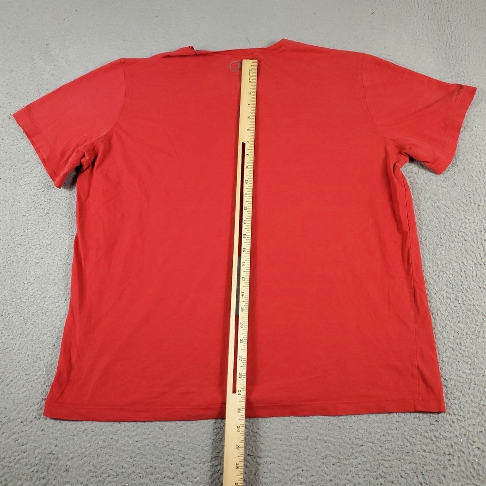 Under Armour T Shirt Mens Size XL Red Active Training Short Sleeve * - Picture 4 of 7